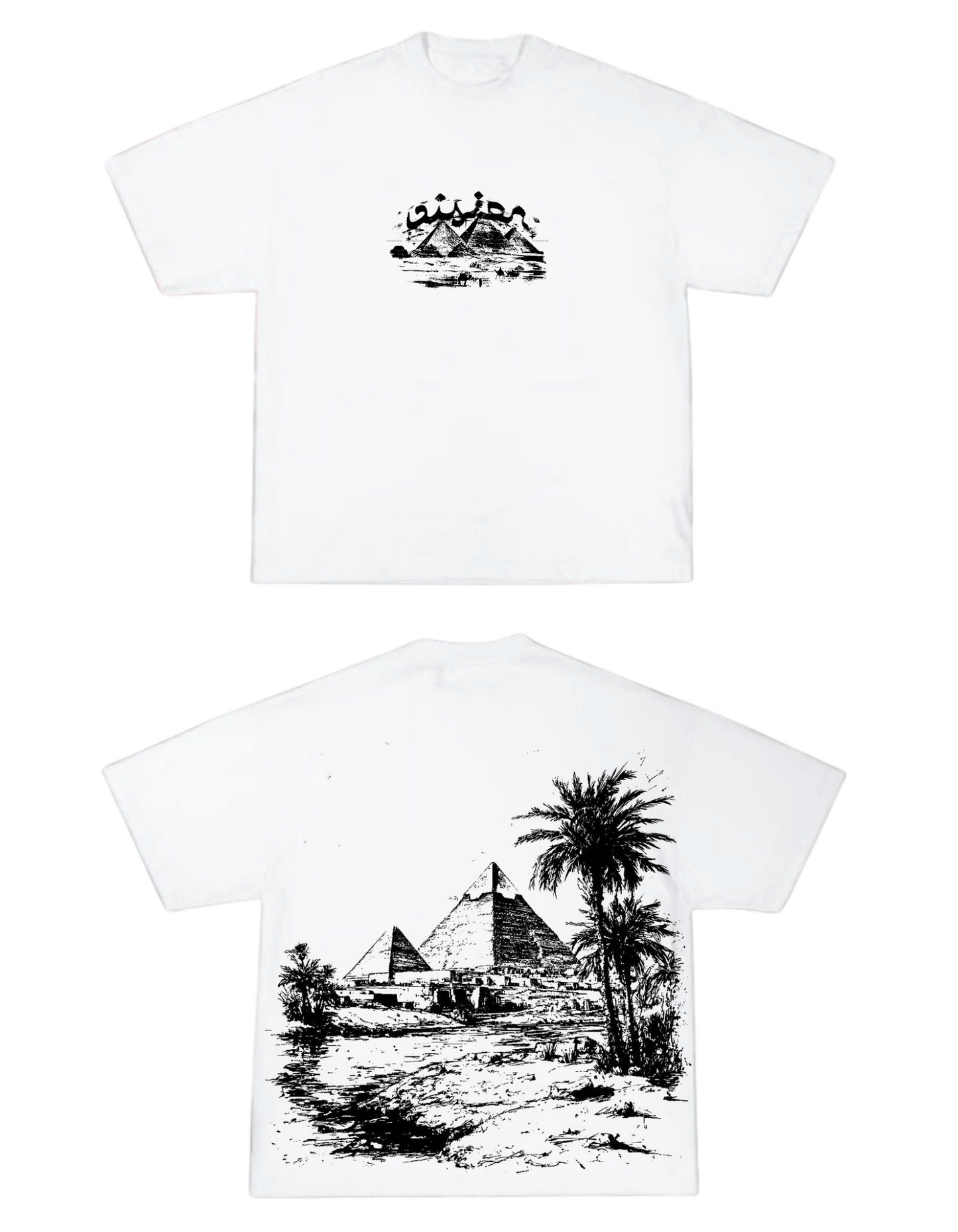 Graphic T-Shirt – Pyramids &amp; Oasis&nbsp;