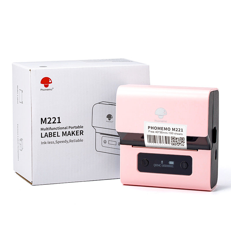 Mini Bluetooth Thermal Barcode Sticker Small Label Printer Household